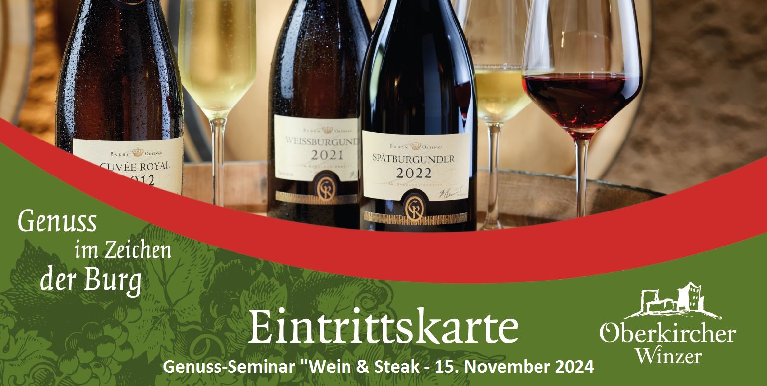 Karte Genuss Seminar In Oberkirch Steak Wein Am 15 11 2024 KARTE