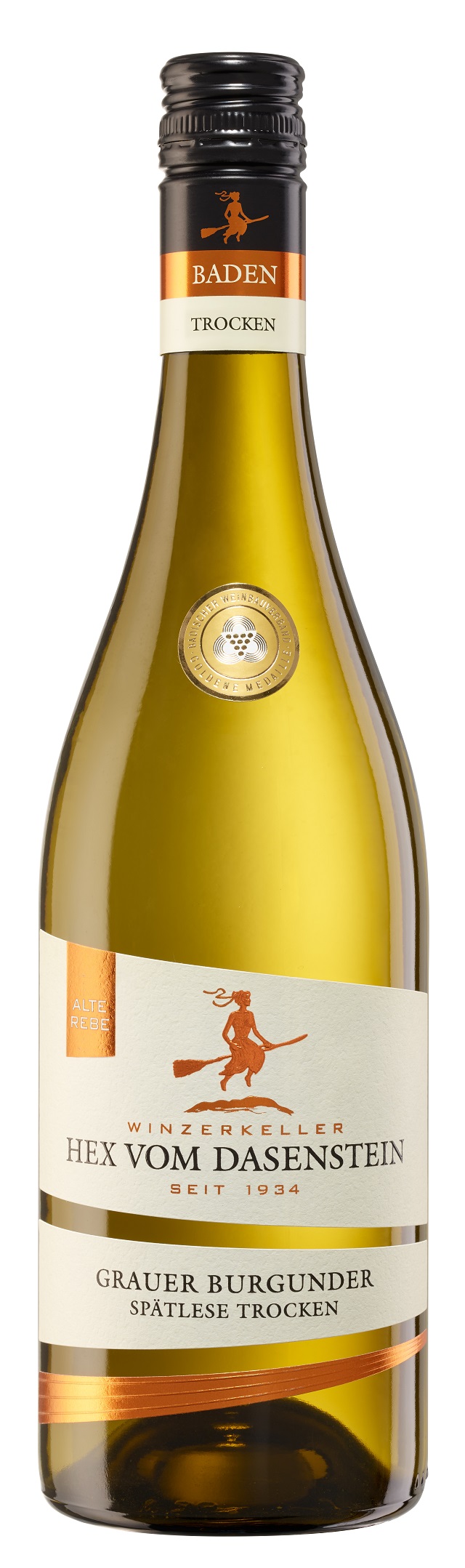 Hex vom Dasenstein ALTE REBE, Grauer Burgunder Spätlese trocken Hex vom Dasenstein ALTE REBE, Grauer Burgunder Spätlese trocken