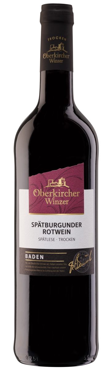 Collection Oberkirch , Spätburgunder Rotwein Spätlese trocken Collection Oberkirch , Spätburgunder Rotwein Spätlese trocken