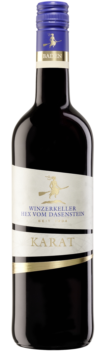 Hex vom Dasenstein KARAT, Spätburgunder Rotwein Qualitätswein halbtrocken Hex vom Dasenstein KARAT, Spätburgunder Rotwein Qualitätswein halbtrocken