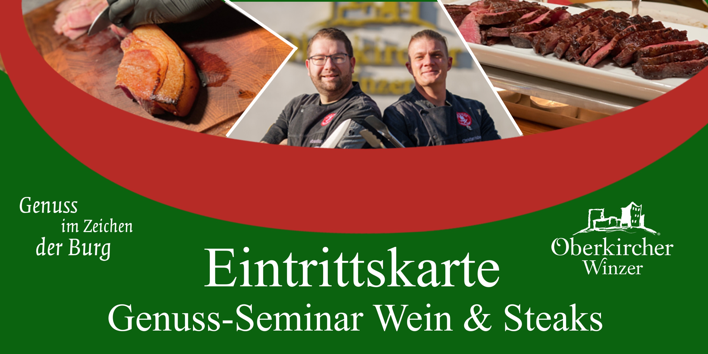 Karte Genuss-Seminar in Oberkirch, Steak & Wein am Fr. 13.03.2026 / 18.00 Uhr