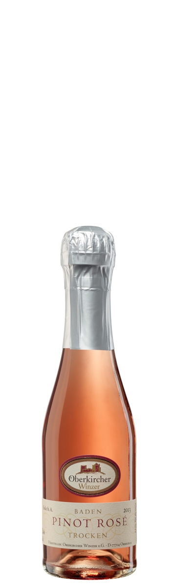 Oberkircher Sekt, Pinot Sekt Rosé trocken - Piccolo- Oberkircher Sekt, Pinot Sekt Rosé trocken - Piccolo-
