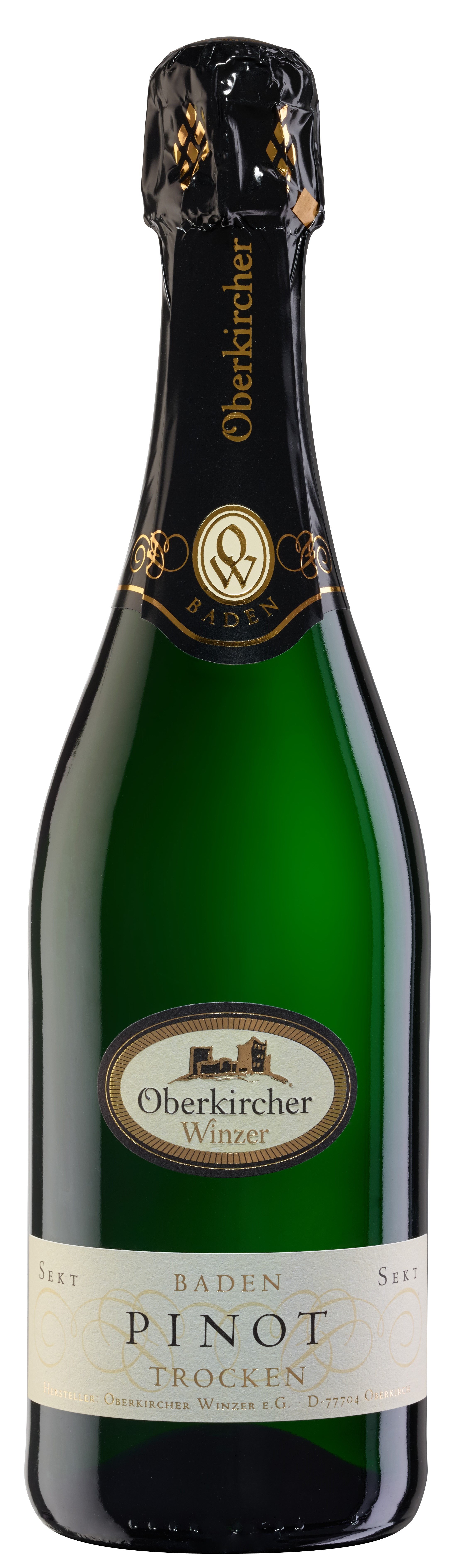 Oberkircher Sekt , Pinot Sekt weiß trocken - Magnum- Oberkircher Sekt , Pinot Sekt weiß trocken - Magnum-